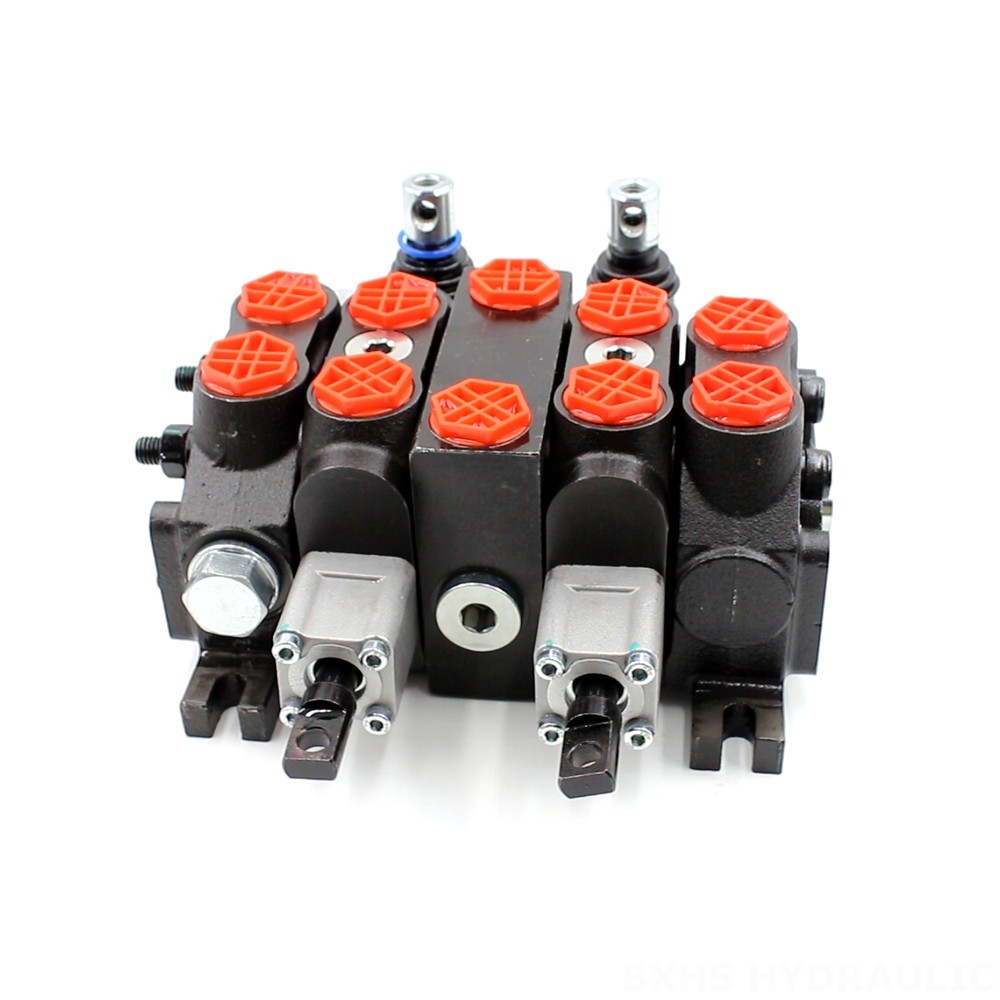 4 Spool Electric Hydraulic Control Valve DCV60 Hydraulic Valve | Factory Direct & Customizable image